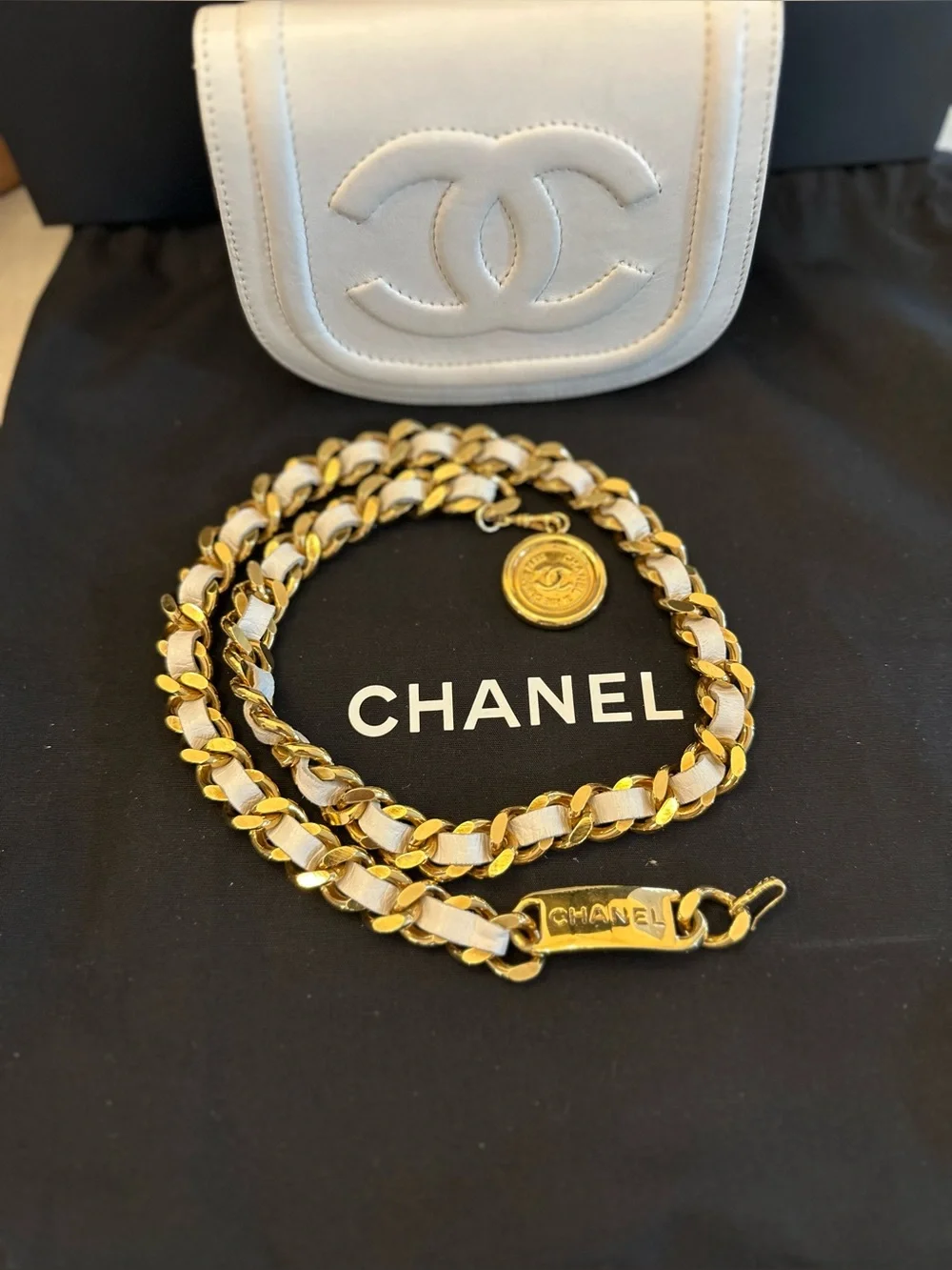 100% authentic Chanel belt, belt only